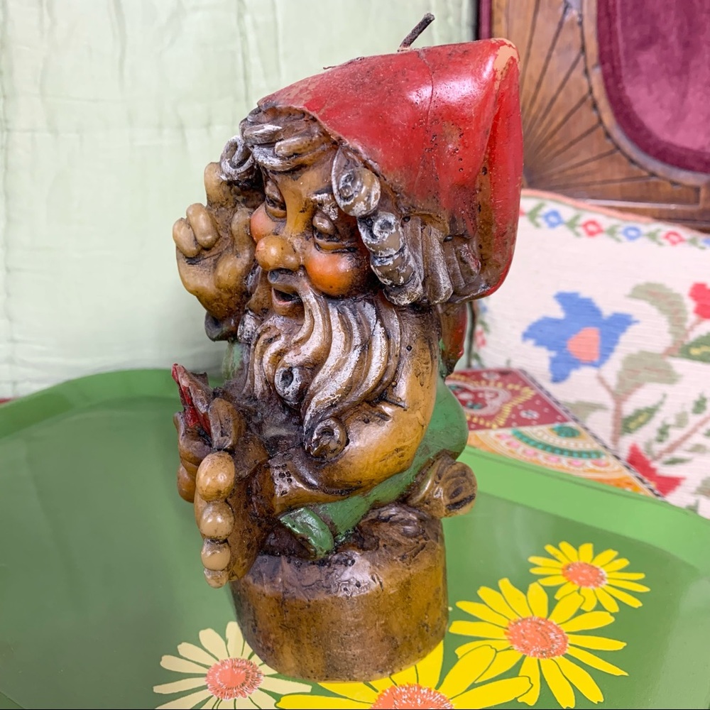 70s Gnome Candle - Picture 2 of 9